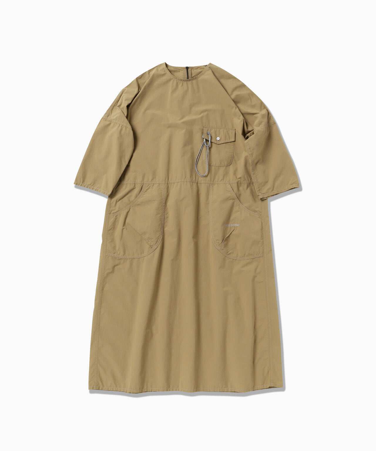 CORDURA cotton rip dress (W) - beige