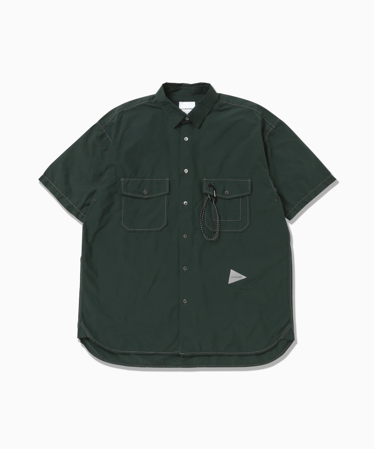 CORDURA typewriter SS shirt - d.green