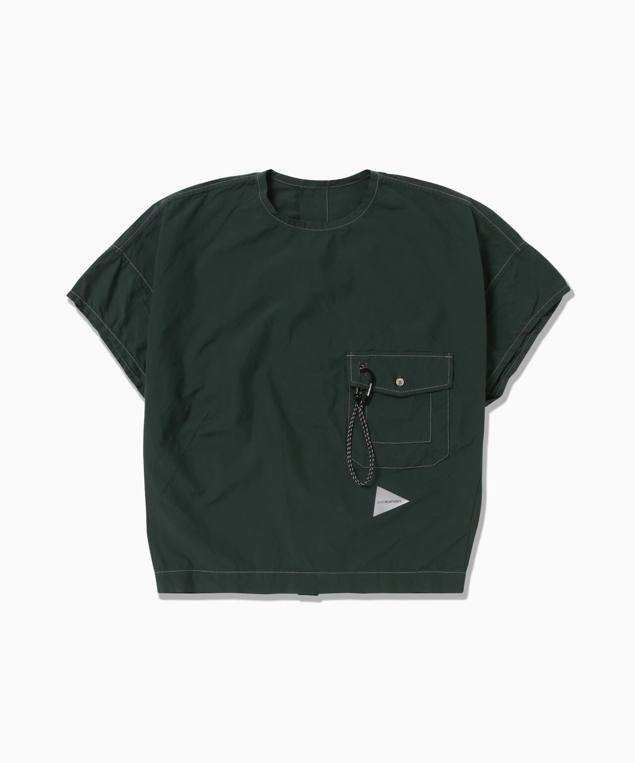 CORDURA typewriter SS pullover (W) - d.green