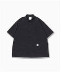 UV cut stretch SS shirt - black