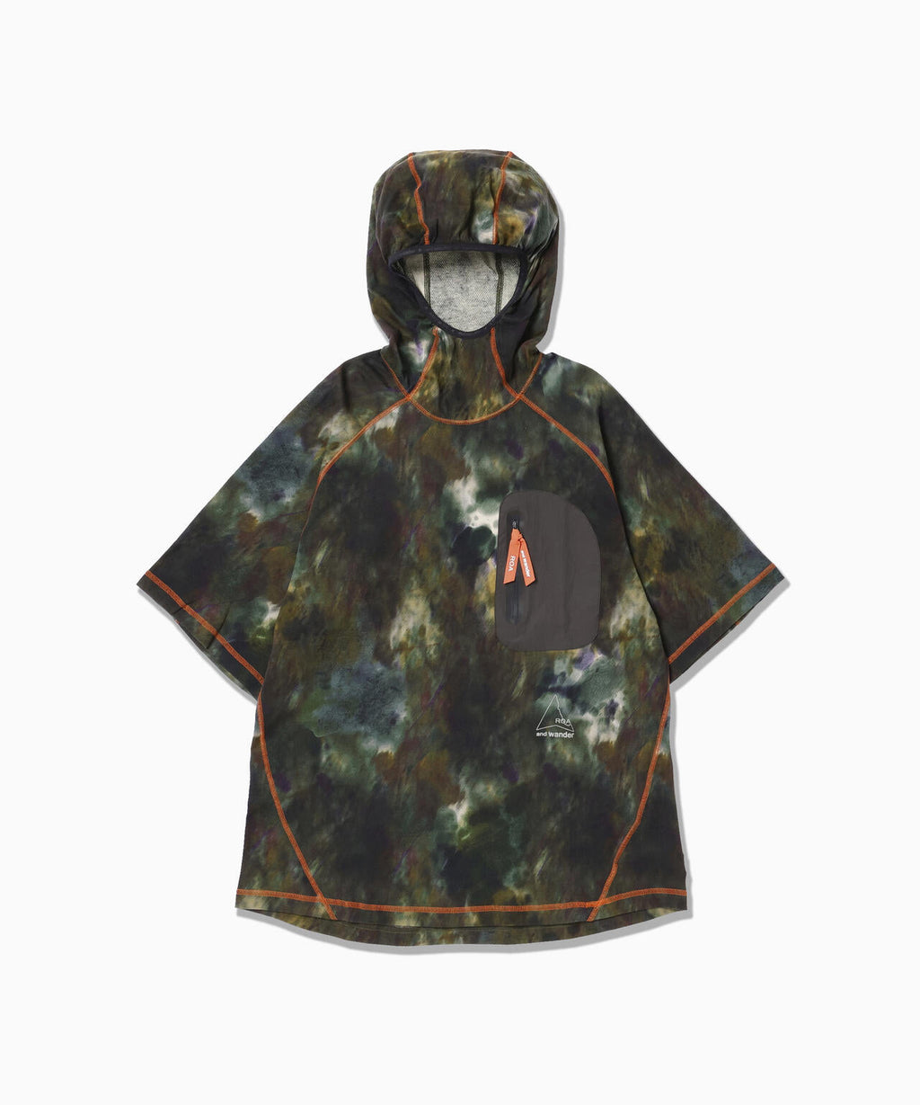 ROA × and wander printed houdie T - camo