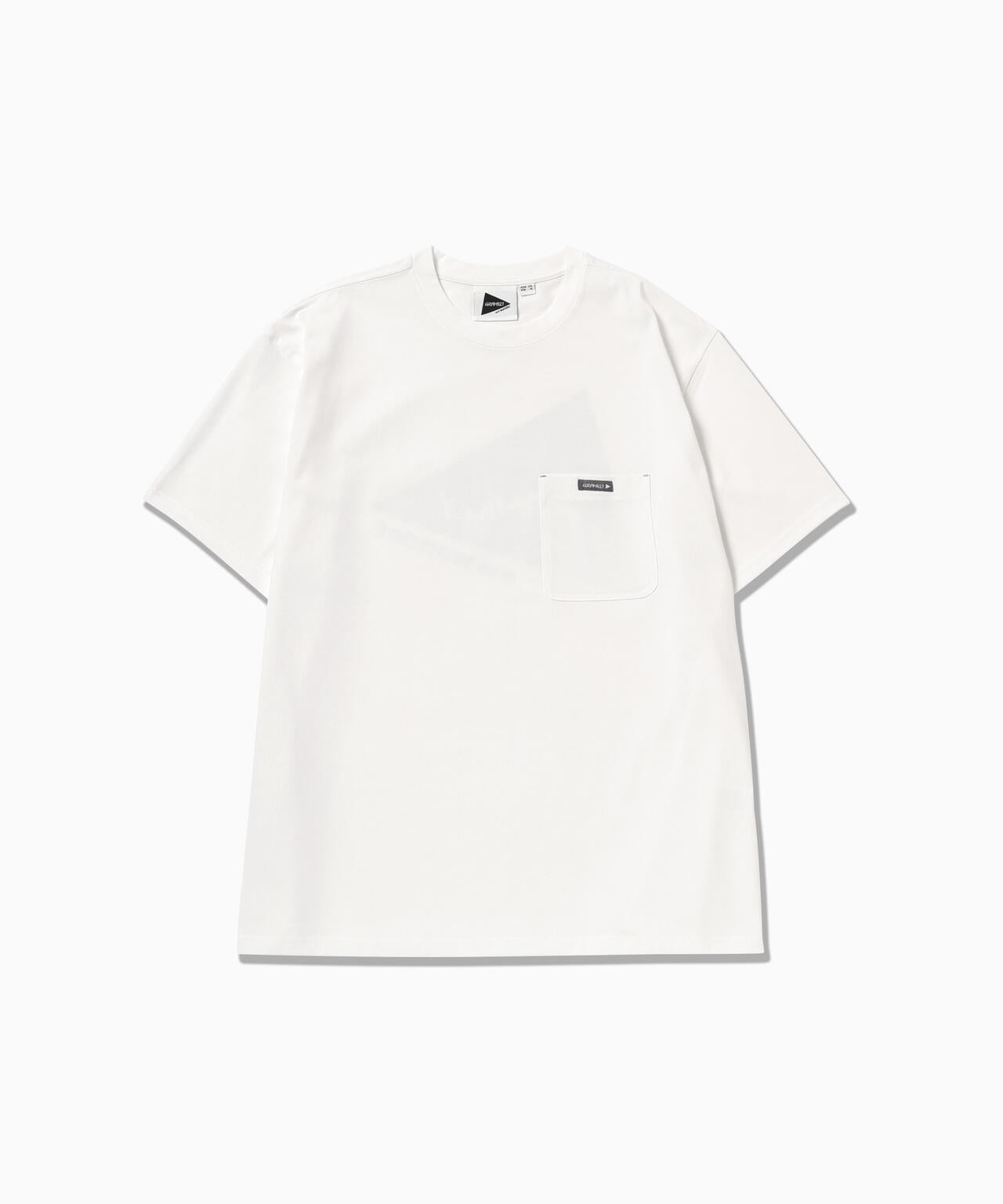 Gramicci × and wander  backprint S/S tee - white