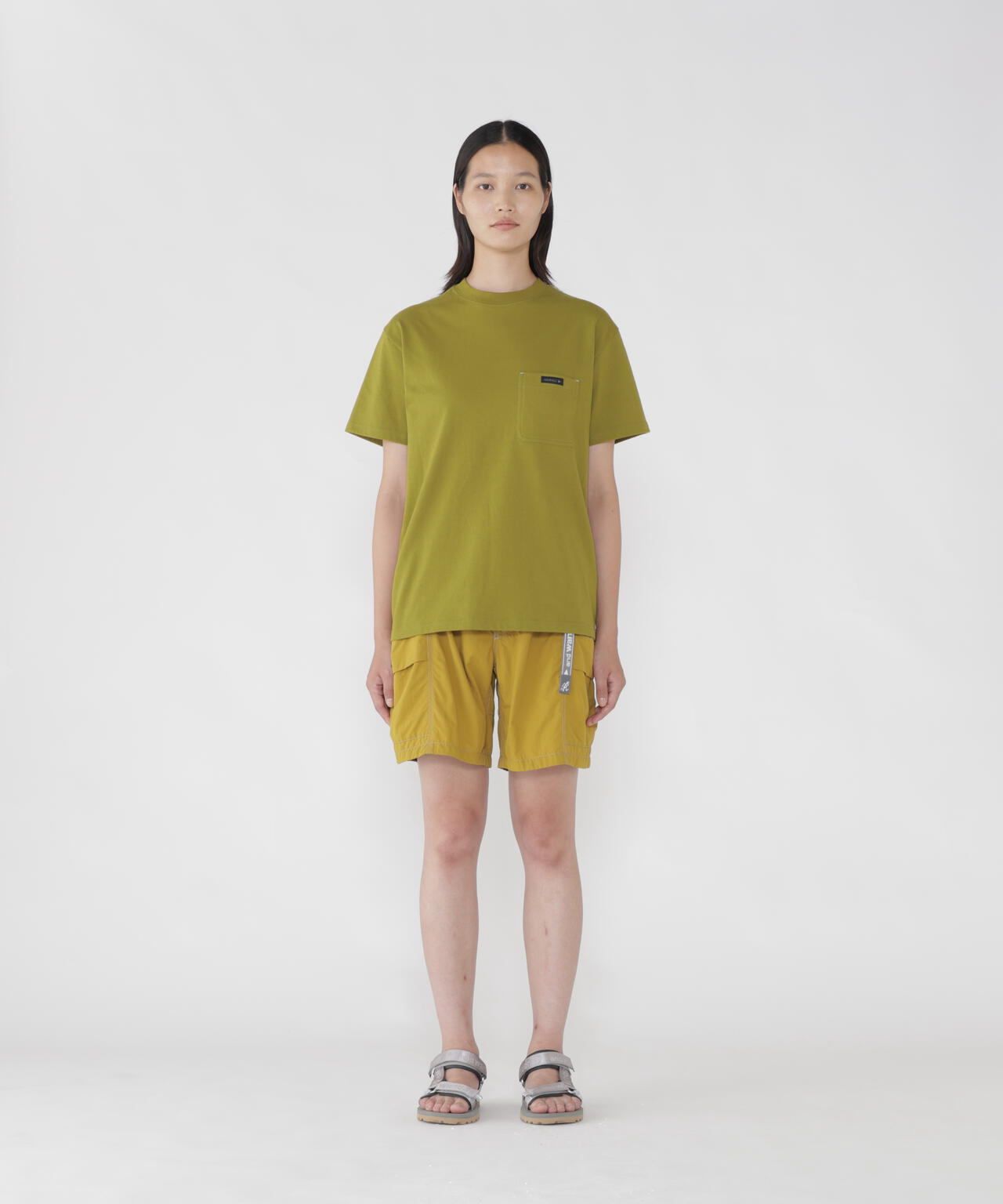 Gramicci × and wander  backprint S/S tee