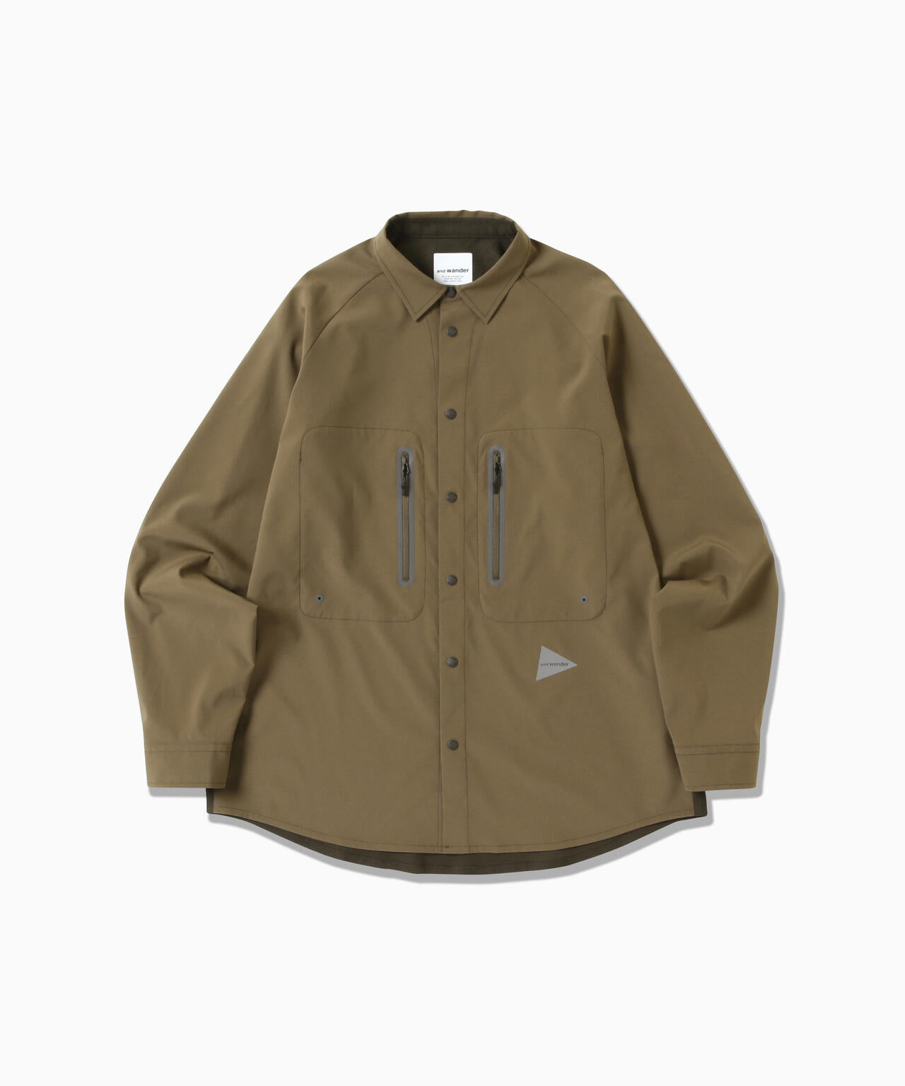 tech LS shirt - l.khaki