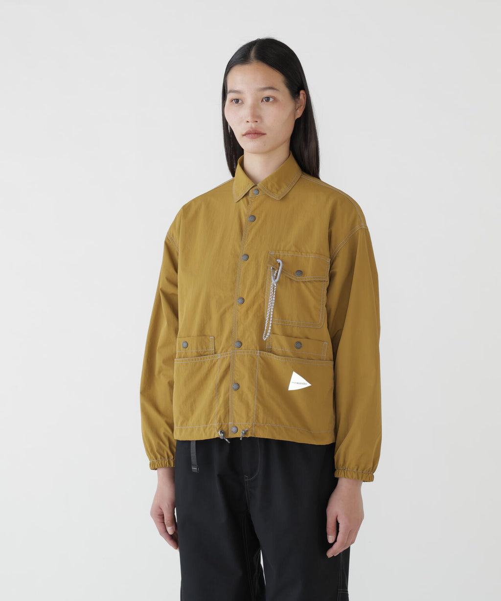crinkled nylon shrits jacket