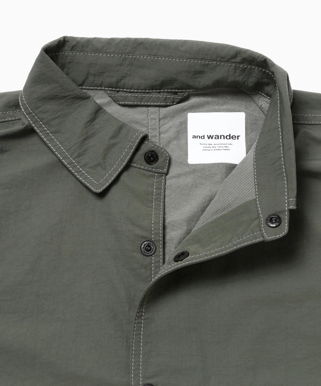 crinkled nylon shrits jacket