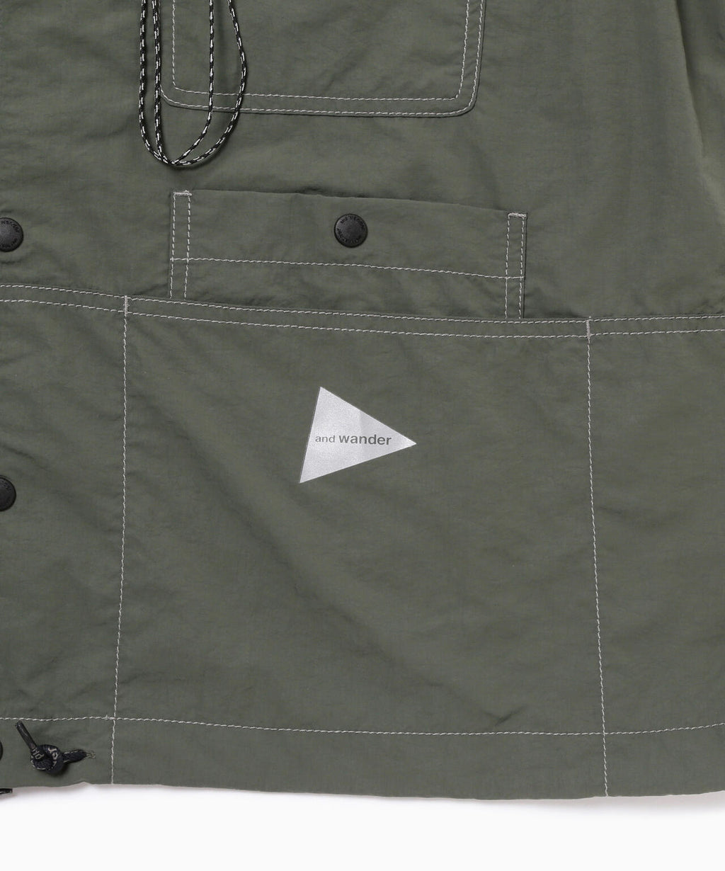 crinkled nylon shrits jacket