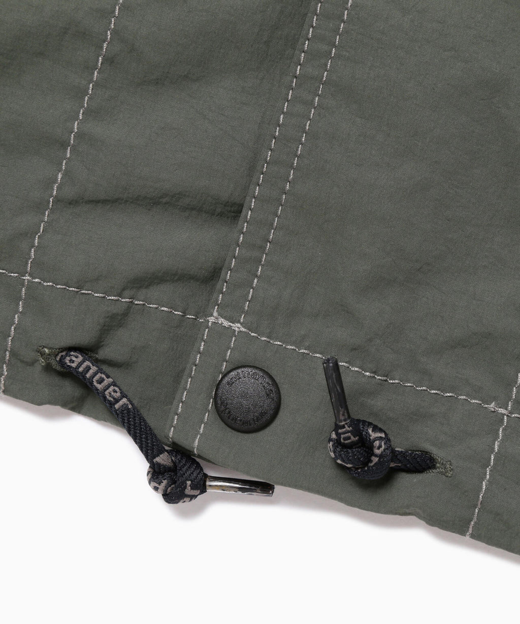 crinkled nylon shrits jacket