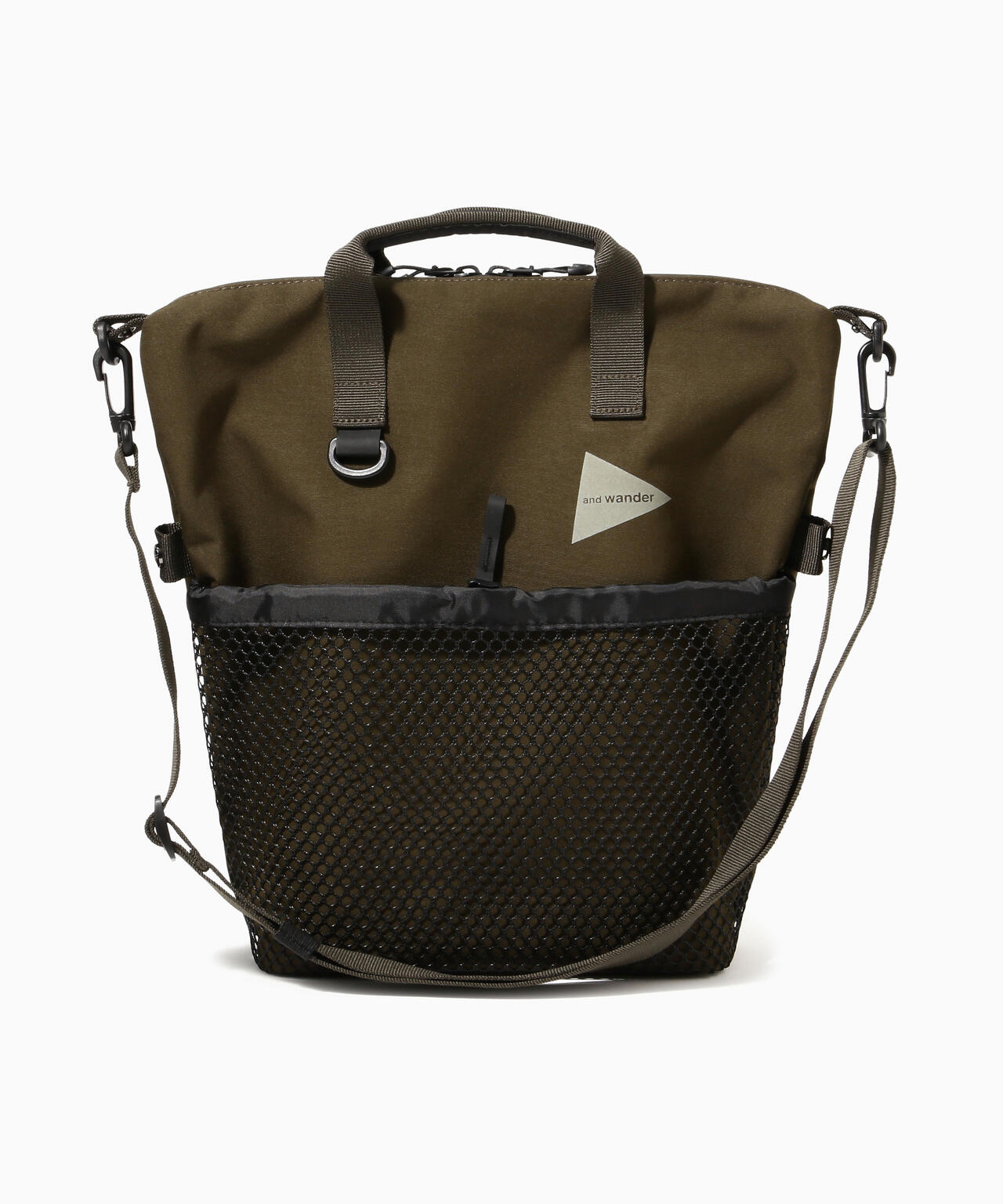 PE/CO 2way bag - d.khaki