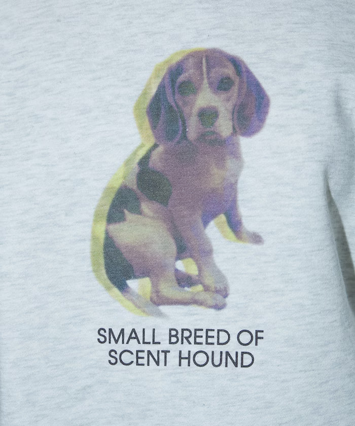 Dog Photo Print Fleece Lined Sweat Pullover Limited Edition