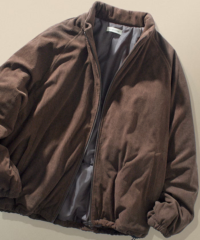 Relaxed Fit Corduroy Mid Padding Stand Blouson [Limited Edition]