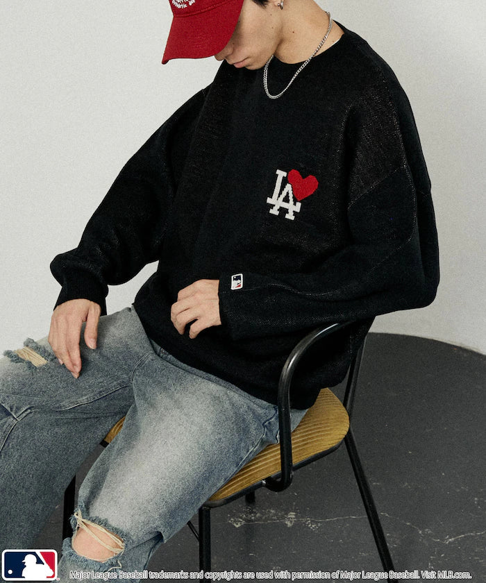 Custom HEART LOGO KNIT