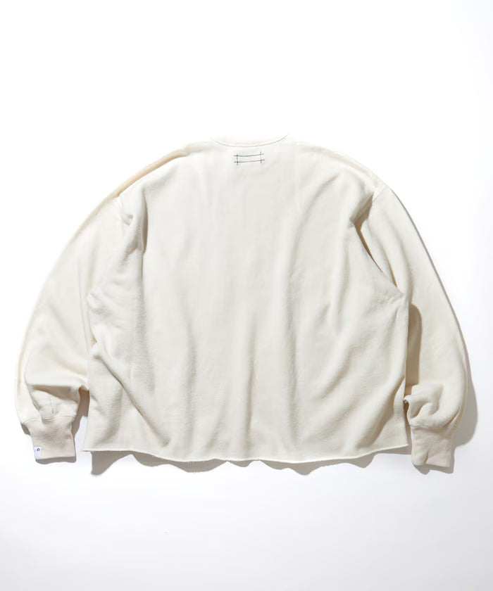 Wool Cotton Loop Back Sweatshirt