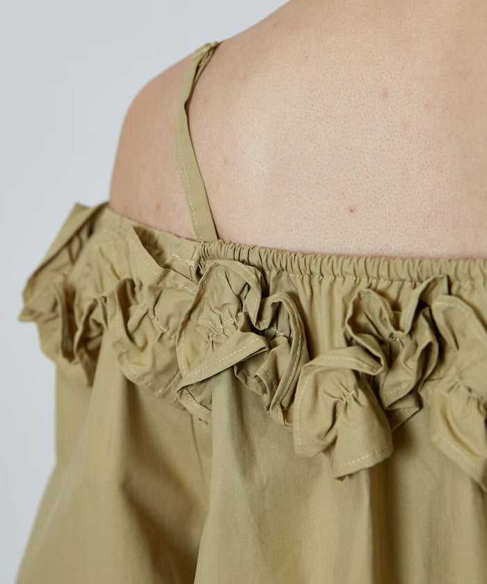 Frill Off-Shoulder Blouse Limited Edition