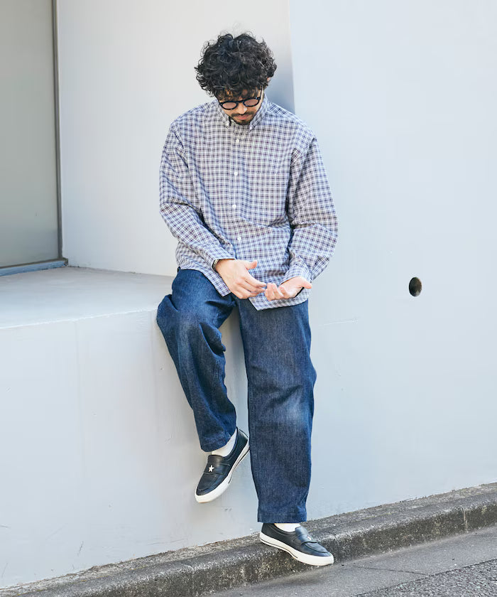 AIRDRY HIGH TECHYARN High-performance Material Oxford Button-down Shirt Long Sleeve
