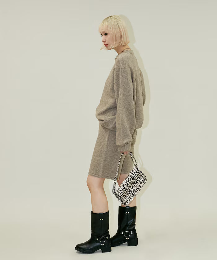 Knit Top Short Pants Set Up Limited Edition