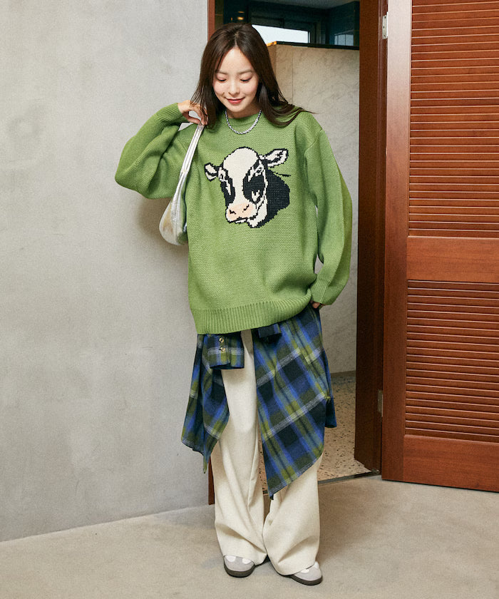 Animal Jacquard Big Knit Limited Edition