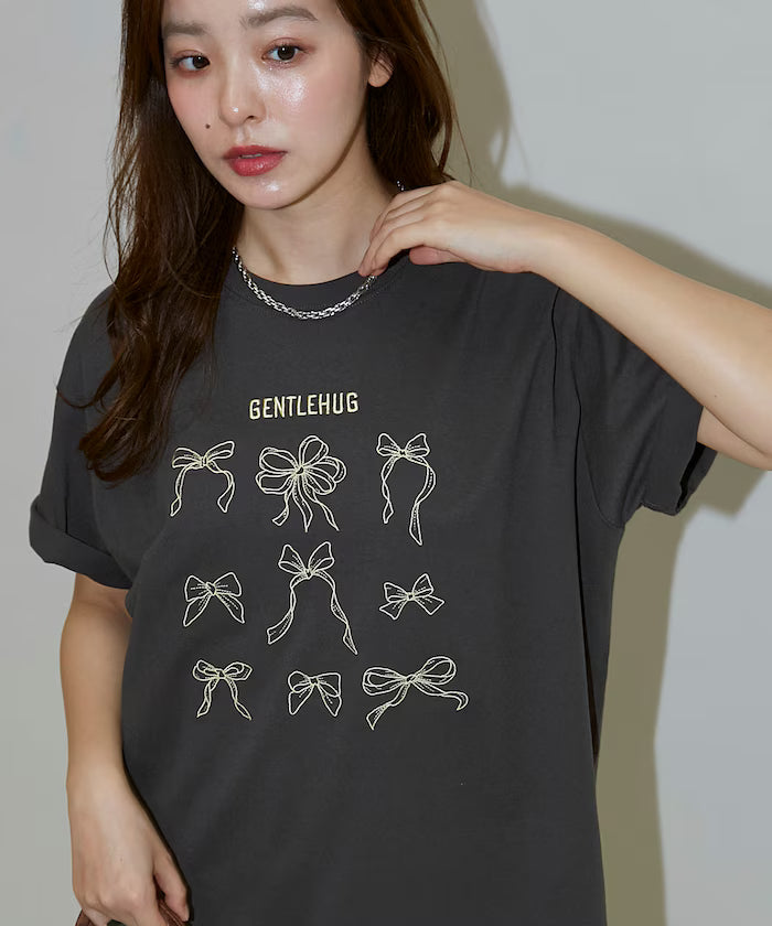 Ribbon Embroidery T-Shirt Limited Edition