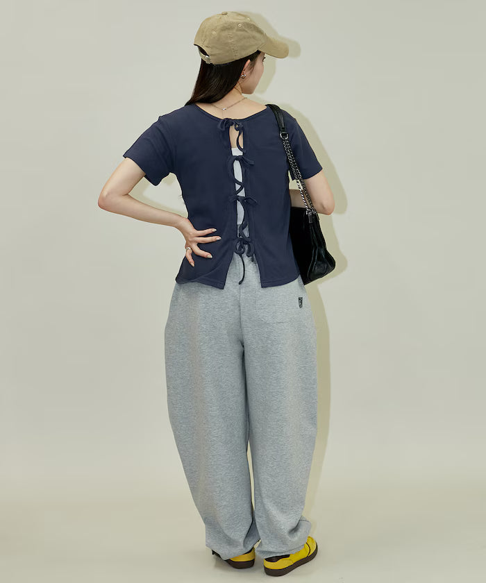 Light Waffle 2WAY Ribbon Cardigan Limited Edition