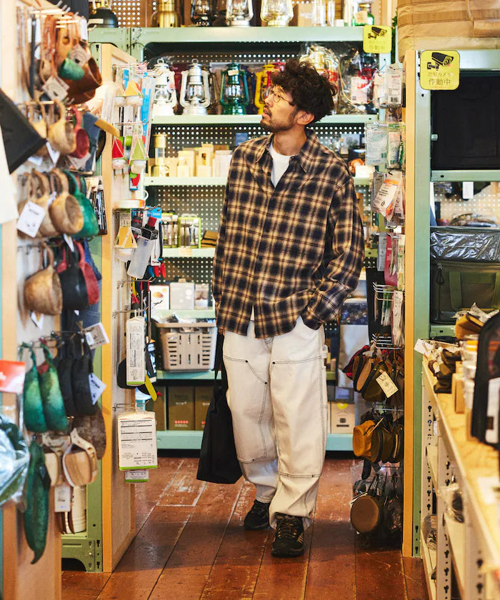 Relax Fit Relaxed Fit Regular Color Flannel Check Shirt [Limited Edition]