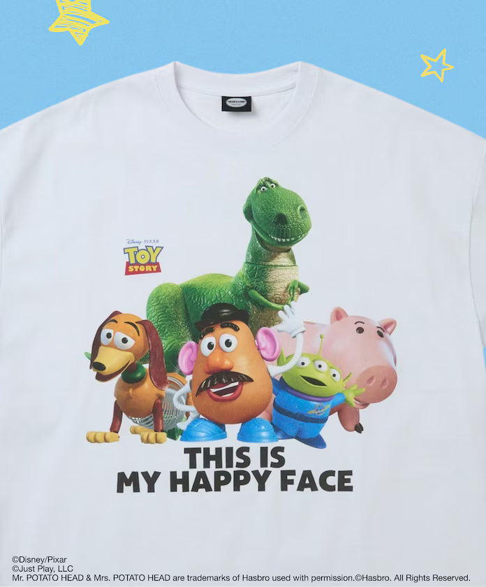 [April 20 12:00 release][Made to Order Product] 'Toy Story' Exclusive Character Print Crew Neck T-shirt Limited Edition - White-SUB ALLSTER