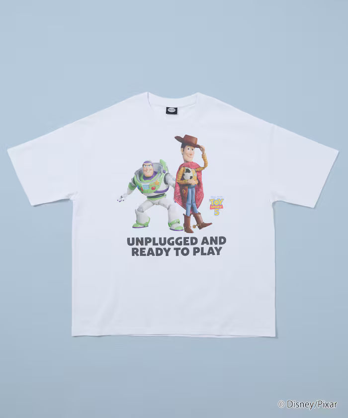 [Sales start on May 22 at 12:00] 'Toy Story 5' Design Exclusive Character Crew Neck Printed T-Shirt [Limited Edition]