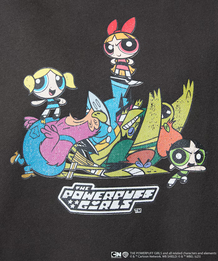 The Powerpuff Girls Front Art Crew Neck Sweatshirt Limited Edition
