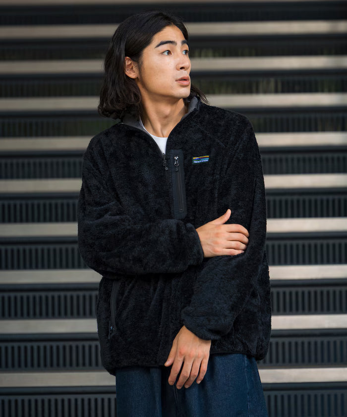 Relaxed Fit Nylon Fleece Reversible Blouson [Limited Release]