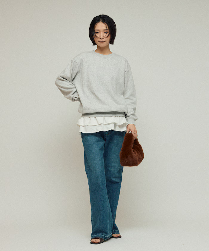 Organic Cotton Multiway Color Sweat / Back毛 Sweat / Set Item