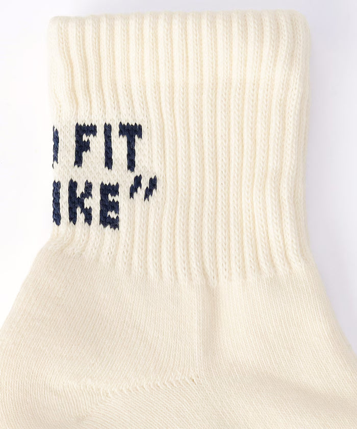Back logo quarter socks (25.0-27.0cm compatible)