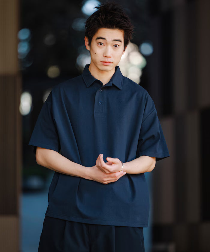 STORATECH/Stratech Big Silhouette Polo Shirt/Antibacterial/Odor Resistant/Sanitizing/UV Cut/Contact Cooling/Quick Drying 【Limited Release】