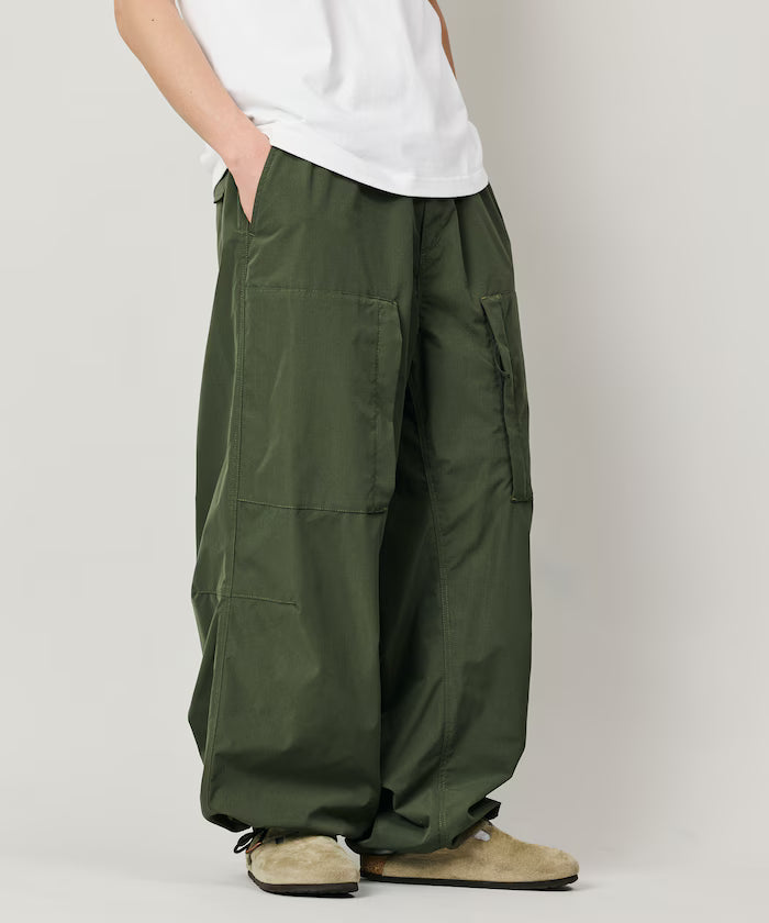 Quick Dry Fabric Wide Silhouette Poly Rip Cross Military Helicrew Pants/UV Cut/Quick Dry 【Limited Edition】