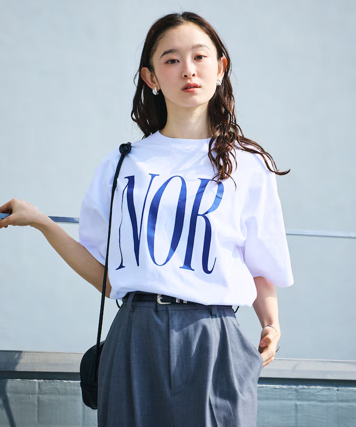 Big Silhouette Print Crew Neck T-Shirt / NOR 【Limited Release】
