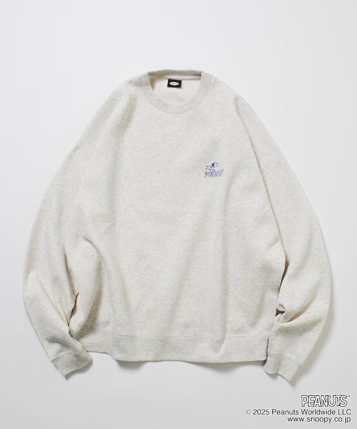 PEANUTS/Peanuts Exclusive Back Print Crew Neck Sweatshirt/Snoopy 【Limited Release】