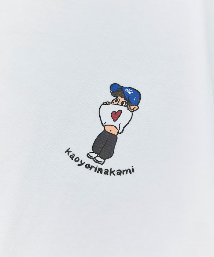 [Sales start on May 22 at 12:00] kaoyorinakami × FREAK'S STORE/ Kaoyorinakami exclusive Heso Dashi Boy Tee