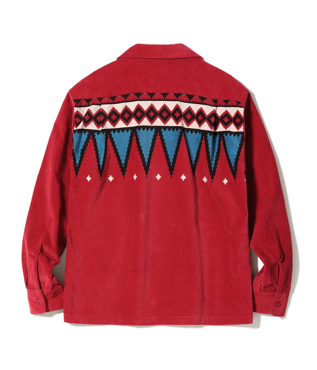 Mid 1950s Style Corduroy Sports Shirt “GUATEMALA”
