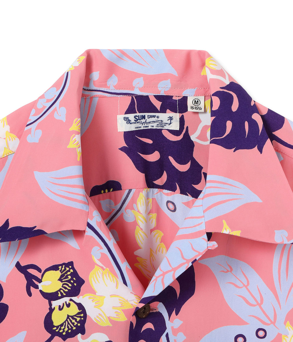 RAYON HAWAIIAN SHIRT “SHELL GINGER”