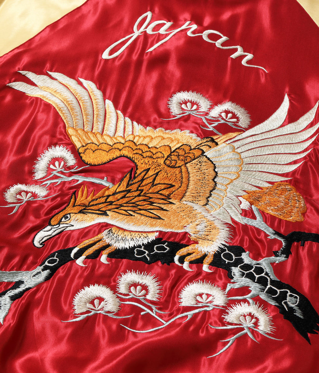 Mid 1950s Style Acetate Souvenir Jacket “EAGLE” × “BLUE TIGER”