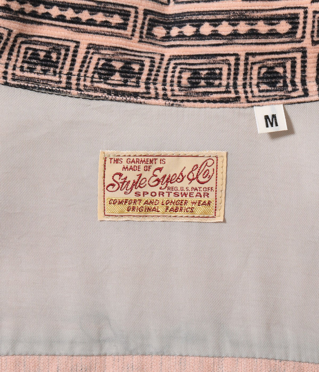 Mid 1950s Style Corduroy Sports Shirt “DIAMOND”