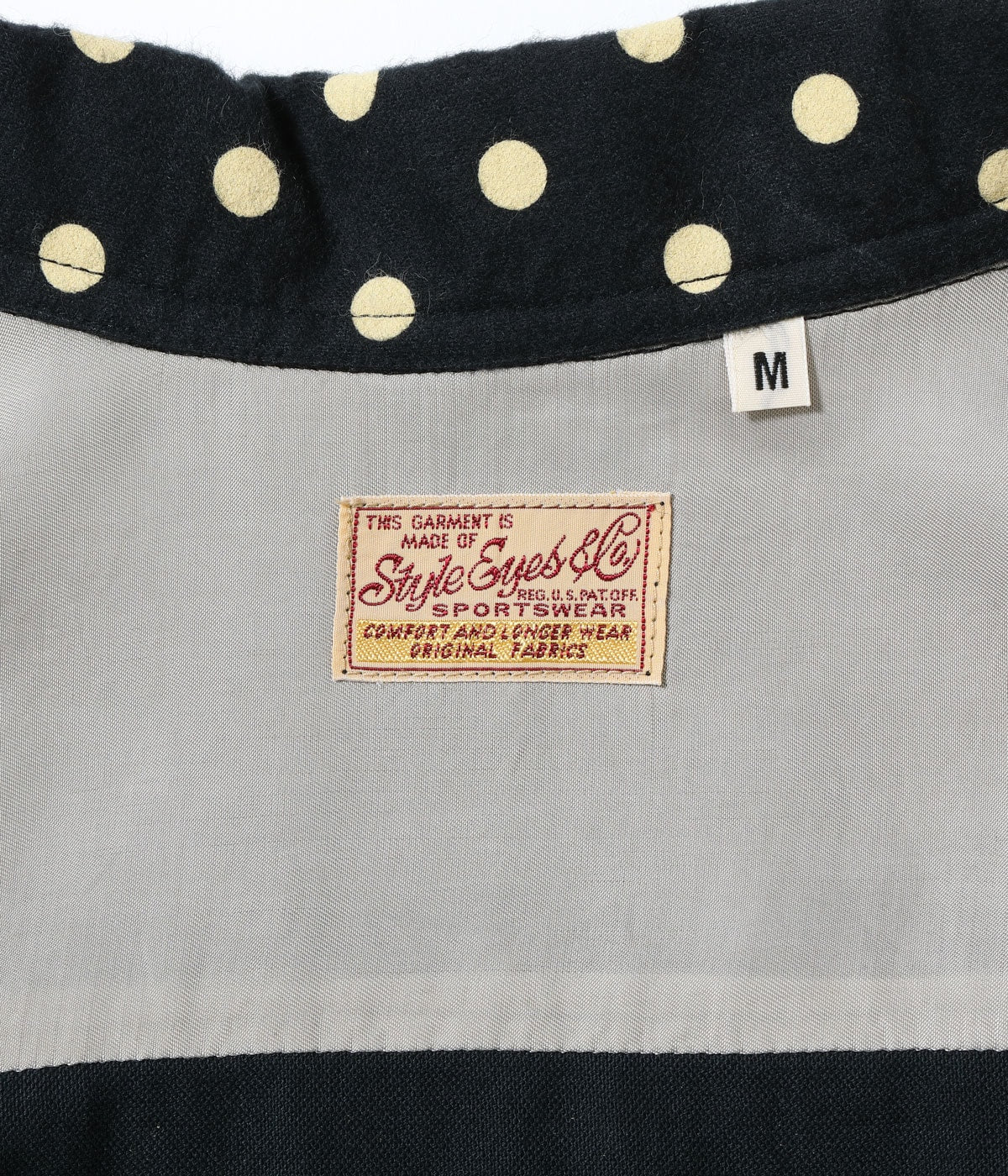 Early 1950s Style Flannel Sports Shirt “POLKA DOT”