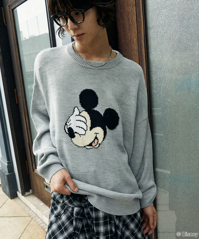 Custom Mickey Mouse Face Knit