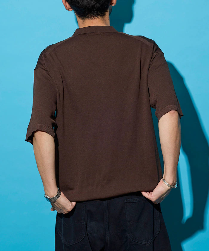 [New Color Added] SUPER ICE / Super Ice Short Sleeve Polo Neck Knit / Contact Cold Sensation