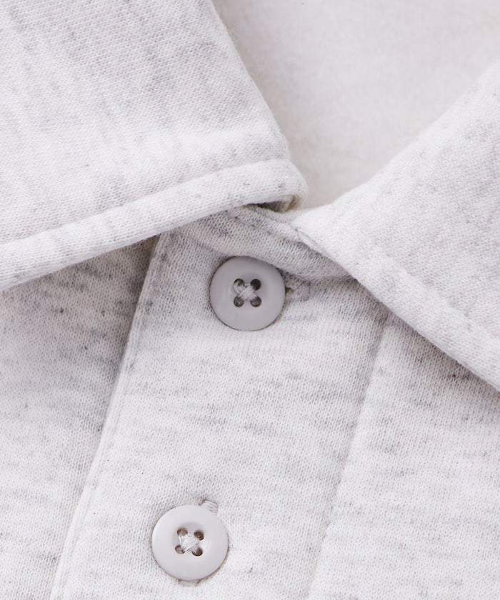 Relaxed Fit Spindle Polo Collar Sweat / Hem Code [Limited Edition]