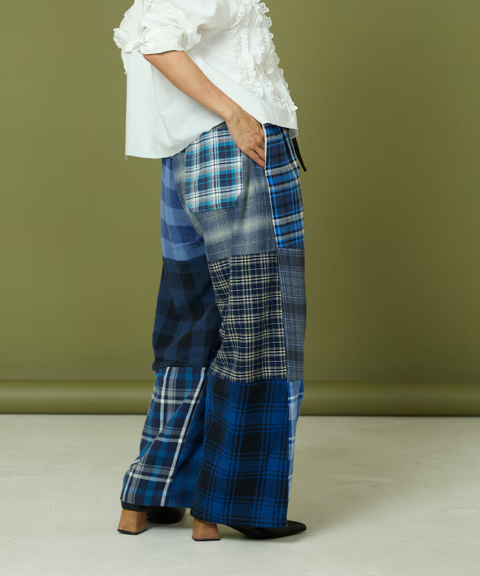 Flannel Check Easy Pants