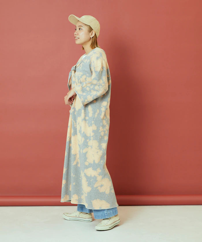 Bleach Back Sweat Ribbon One-Piece