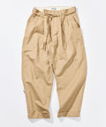Cotton Linen 2 Tuck Chino Pant - beige