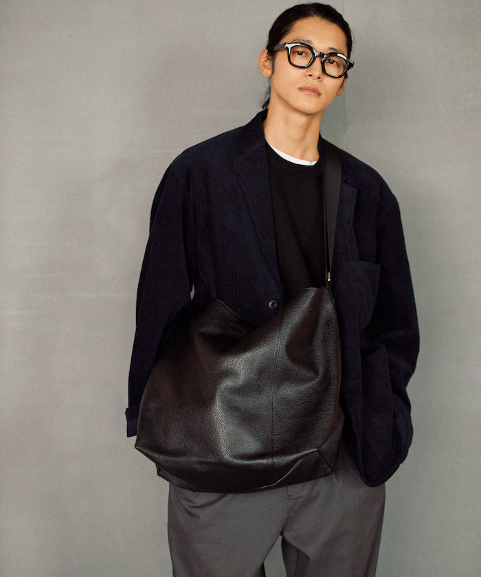 2WAY Leather Messenger Bag / 2WAY Leather Messenger Bag / Cowhide / Water-repellent leather