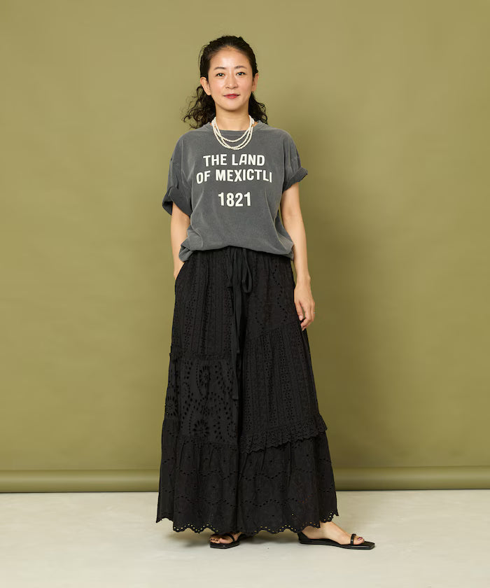 Flocky Print Big T-shirt