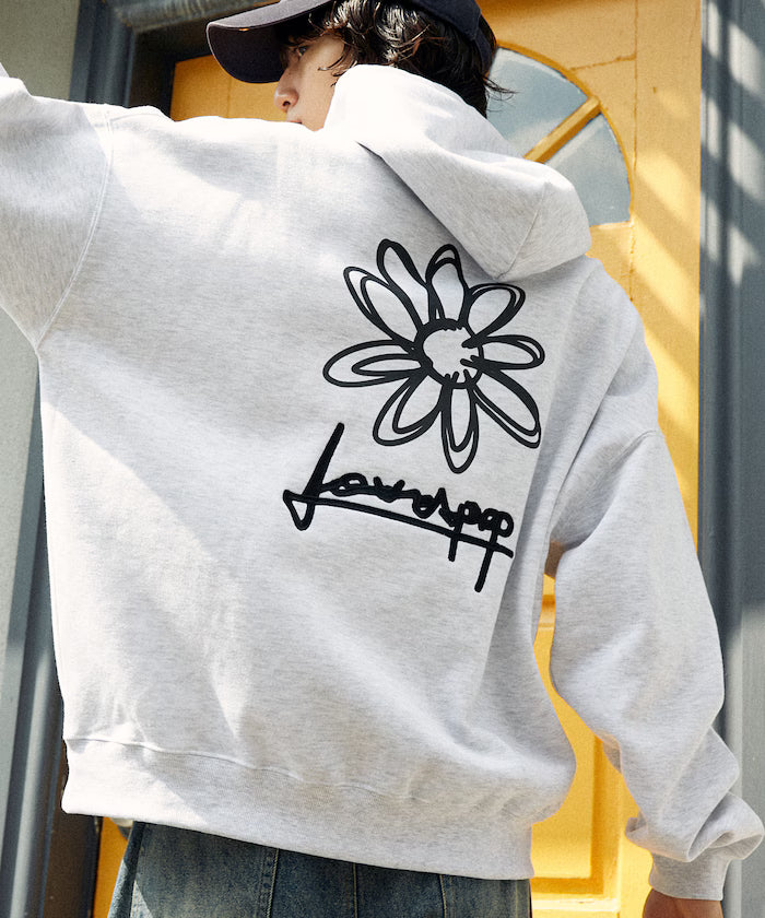 LOVE POP STUDIO FLOWER GRAPHIC HOODIE【Limited Edition】