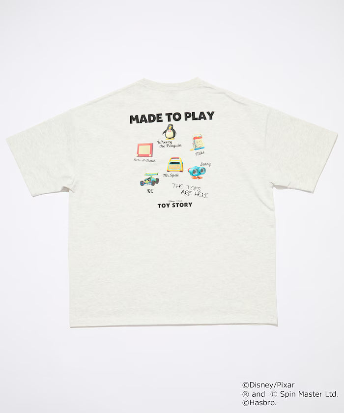 [TOY STORY] Exclusive Back Print Crew Neck T-Shirt / MADE TO PLAY [Limited Edition]
